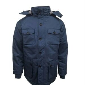 HoodLamb Men’s Hemp 2-in-1 Parka With Vest Size Medium